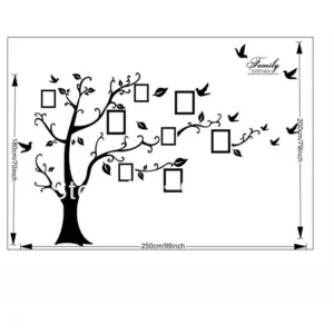 3D DIY Photo Tree PVC Wall Decals Adhesive Wall Stickers